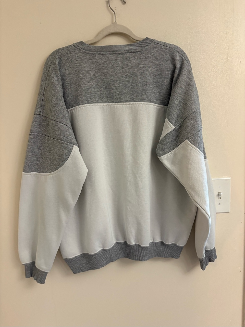 Vintage 90s Logo 7 Notre Dame Fighting Irish Henley Sweatshirt made in USA Large - Picture 5 of 15